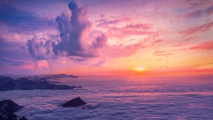 Sea Of Clouds, Nature, 4K wallpaper