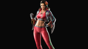 Azucena Ortiz, Tekken 8, Black background, AMOLED, 4K wallpaper