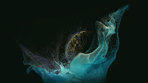 Samsung Galaxy Book, Stock, Dark abstract, 4K wallpaper
