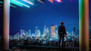 Buildings, Alone, Artist, Artwork, Digital Art, 4K wallpaper