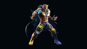 King, Tekken 8, AMOLED, Black background, 4K wallpaper