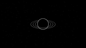 Planet, Stars, Dark, Black, Oled, Minimalism, Minimalist, Artist, Artwork, Digital Art, 4K wallpaper
