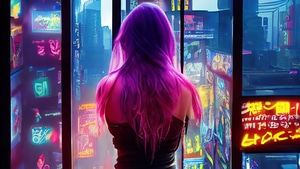 Cyberpunk, Scifi, Artist, Artwork, Digital Art, 4K wallpaper