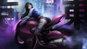 Dva Overwatch, Overwatch, Games, Artist, Artwork, Digital Art, 4K wallpaper