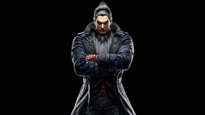 Kazuya Mishima, Tekken 8, AMOLED, Black background, 4K wallpaper