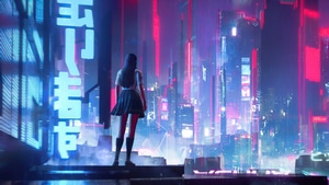 Cyberpunk, Scifi, Neon, Artist, Artwork, Digital Art, Artstation, 4K wallpaper