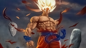 Goku, Anime, Dragon Ball, Artist, Artwork, Digital Art, 4K wallpaper