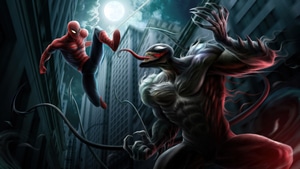 Venom, Spiderman, Superheroes, Artist, Artwork, Digital Art, Artstation, 4K wallpaper