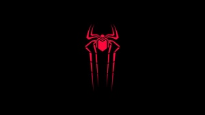 Spiderman, Superheroes, Logo, Artist, Artwork, Digital Art, Behance, Minimalism, Minimalist, Dark, Black, 4K wallpaper