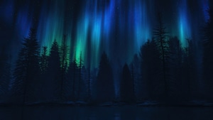 Aurora, Northern Lights, Nature, 4K wallpaper