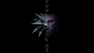 The Witcher, Games, Ps4 Games, Xbox Games, Pc Games, Dark, Black, 2022 Games, Artstation, 4K wallpaper
