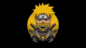 Naruto, Anime, Dark, Black, Artist, Artwork, Digital Art, Behance, 4K wallpaper