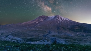 Mountains, Sky, Nature, 4K wallpaper