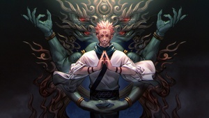 Sukuna, Jujutsu Kaisen, 4K wallpaper