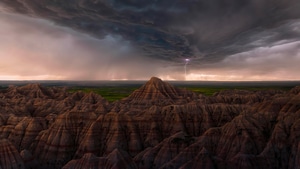 Thunderstorm, Lightning, Nature, 4K wallpaper