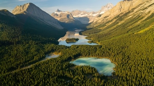 Alberta, Lake, Mountains, Nature, World, Canada, 4K wallpaper