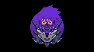 Naruto, Anime, Artist, Artwork, Digital Art, Dark, Black, Behance, 4K wallpaper