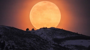 Moon, Nature, 4K wallpaper