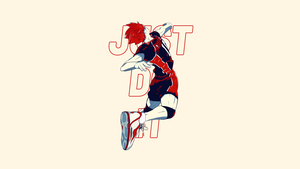 Shoyo Hinata, Just Do It, Haikyuu, Nike, Volleyball player, 4K wallpaper
