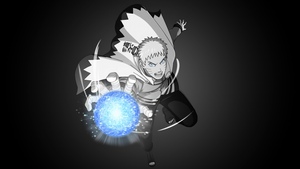 Dark background, Naruto Uzumaki, Dark theme, 4K wallpaper