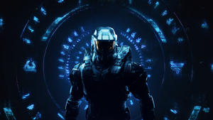 Master Chief, Dark theme, Halo, Concept Art, 4K wallpaper