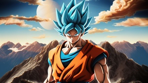 Super Saiyan Blue, Goku, Dragon Ball, 4K wallpaper