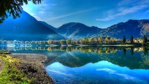Italy, Lake, World, 4K wallpaper