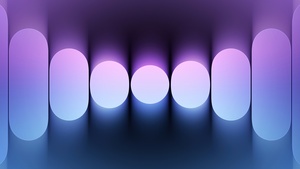 Geometric, Ultrawide, Gradient background, Circles, Hypnotic, Purple aesthetic, 4K wallpaper