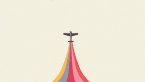 Plane, Minimalism, Minimalist, Artist, Artwork, Digital Art, 4K wallpaper