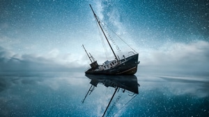 Boat, Artist, Artwork, Digital Art, 4K wallpaper