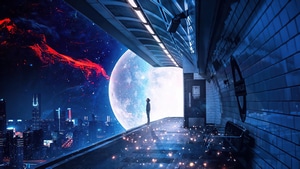 Alone, Artist, Artwork, Digital Art, 4K wallpaper