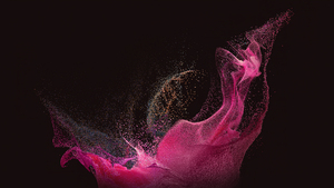 Samsung Galaxy Book, Pink abstract, Stock, 4K wallpaper