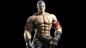 Bryan Fury, Tekken 8, Black background, AMOLED, 4K wallpaper