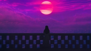 Alone, Sunset, Artist, Artwork, Digital Art, 4K wallpaper