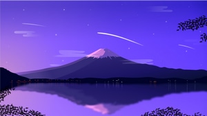 Mount Fuji, Artist, Artwork, Digital Art, Minimalism, Minimalist, 4K wallpaper
