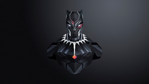 Black Panther, Superheroes, Minimalism, Minimalist, Artist, Artwork, Digital Art, Deviantart, 4K wallpaper