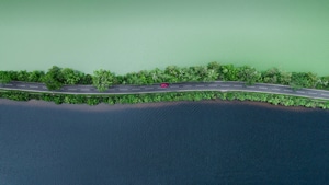 Aerial, Road, Photography, 4K wallpaper