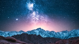 Milky Way, Nature, 4K wallpaper