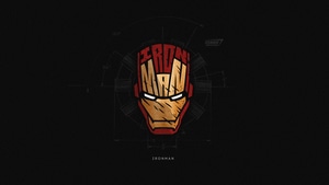 Iron Man, Superheroes, Minimalism, Minimalist, Artist, Artwork, Digital Art, Behance, 4K wallpaper