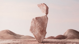 Rocks, Artist, Artwork, Digital Art, 4K wallpaper