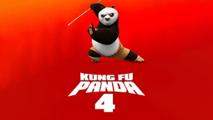 Kung Fu Panda 4, 2024 Movies, Animation movies, Orange background, 4K wallpaper