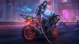 Cyborg, Biker, Scifi, Artist, Artwork, Digital Art, 4K wallpaper