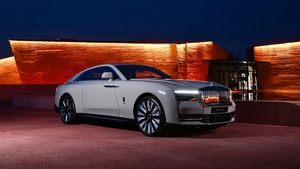 Rolls-Royce Spectre, 2024, Luxury EV, Night, 4K wallpaper