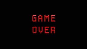 Game Over, Typography, Computer, 4K wallpaper