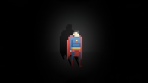 Superman, Pixel, Superheroes, Artist, Artwork, Digital Art, Behance, 4K wallpaper