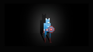 Captain America, Pixel, Superheroes, Artist, Artwork, Digital Art, Behance, 4K wallpaper