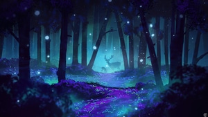 Reindeer, Artist, Artwork, Digital Art, Artstation, 4K wallpaper