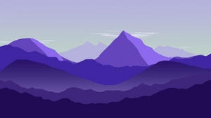 Mountains, Minimalism, Minimalist, Artist, Artwork, Digital Art, 4K wallpaper
