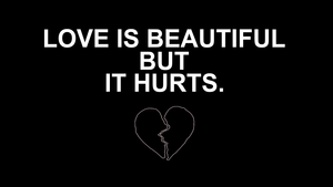 Broken heart, Heartbreak, Minimalist, Love quotes, Sadness, AMOLED, Black background, 4K wallpaper