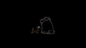 Cartoons, Artist, Artwork, Digital Art, Dark, Black, Oled, 4K wallpaper